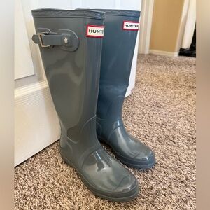 Hunter Gray Tall Boots